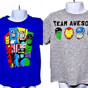 Set of 2 4T Avenger T-shirts